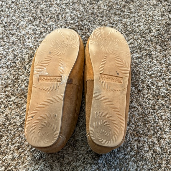Sperry Top Sider tan top tie moccasins - Picture 2 of 2